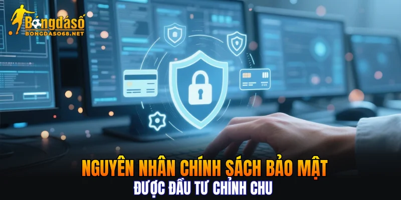 Nguyên nhân chính sách bảo mật được đầu tư chỉnh chu