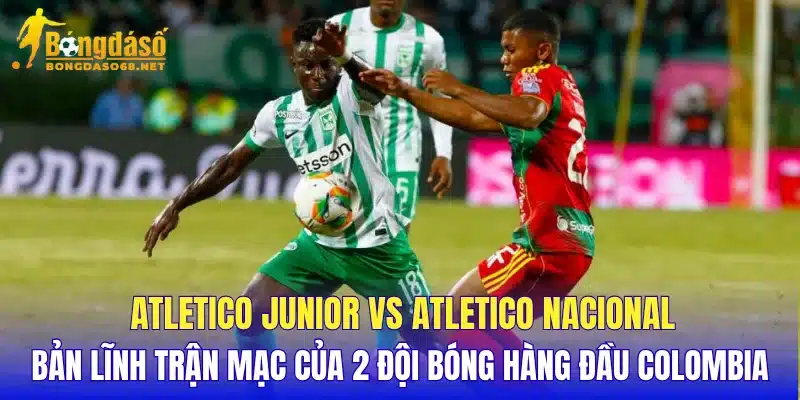 Atletico Junior vs Atletico Nacional bản lĩnh trận mạc của 2 đội bóng hàng đầu Colombia