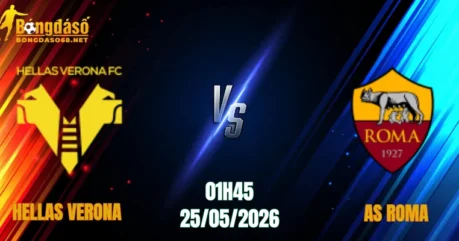 Nhận Định Hellas Verona vs AS Roma, 01h45 Ngày 25/05: Săn Vé Cúp C1     