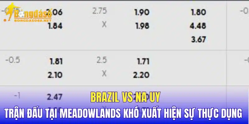 Brazil vs Na Uy trận đấu tại Meadowlands khó xuất hiện sự thực dụng 