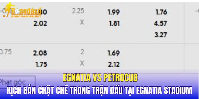 Egnatia vs Petrocub kịch bản chặt chẽ trong trận đấu tại Egnatia Stadium